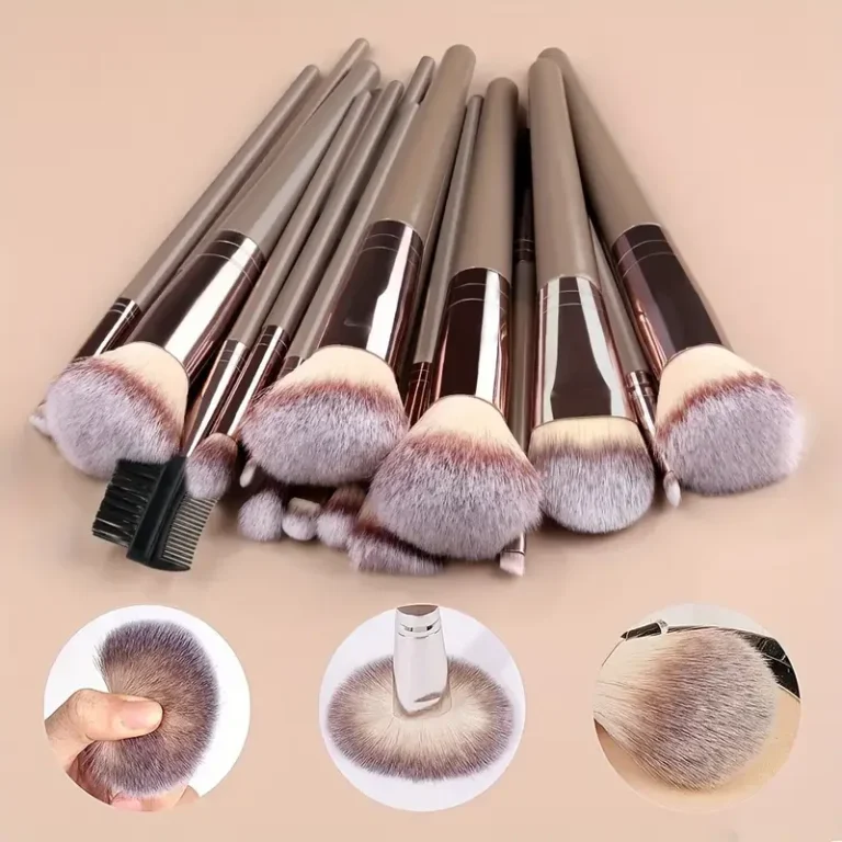3-20PCS Makeup Brushes Set Eyeshadow Fluffy Foundation Concealer Blush Highlighter Storage Box